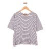 OVER WOMAN STRIPED T-SHIRT