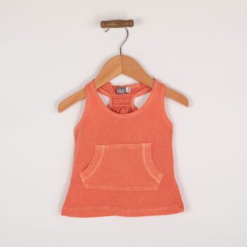 TEE-SHIRT À BRETELLES FRONCÉE POUR BÉBÉ