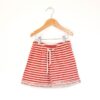 RED STRIPED SHORTS