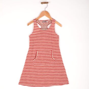 RED STRIPED DRESS