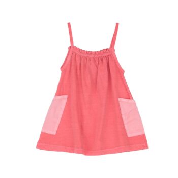 Camiseta dos bolsillos voile bebé