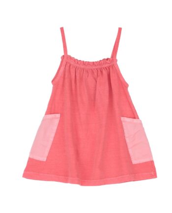 Camiseta dos bolsillos voile bebé