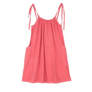 Vestido corto bolsillos