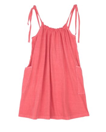 Vestido corto bolsillos